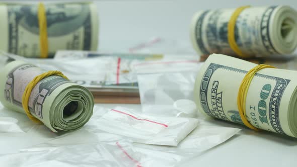 Money from the Sale of Cocaine and Tablets alt