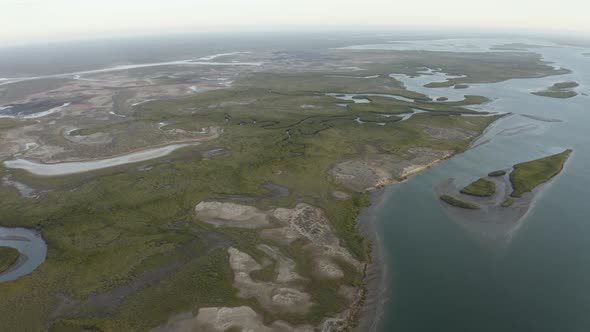 Exotic Landscape of Baja California Sur Coastline in Mexico, Aerial View alt