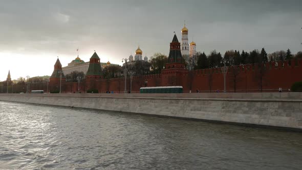 Passing By Kremlin in the Summer Evening