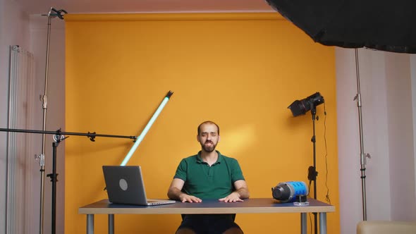 Happy Famous Content Creator alt