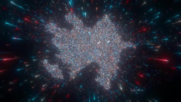 Abstract Map Of Azerbaijan Hd alt