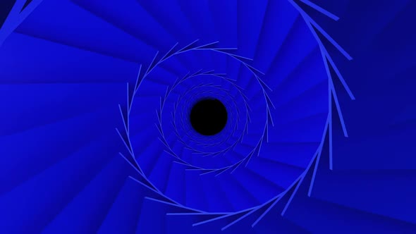 Texture concept blue rotating spiral