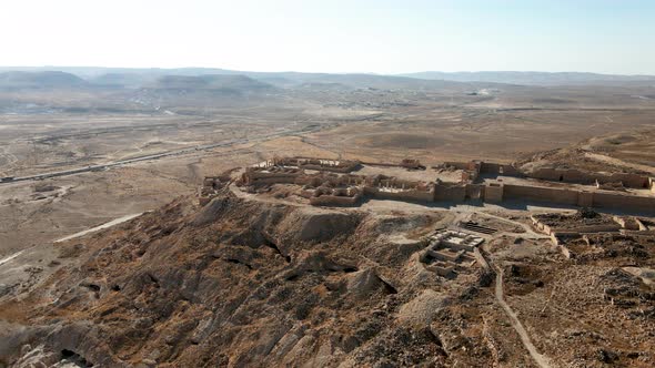 Ruins of Masada Fortress Israel