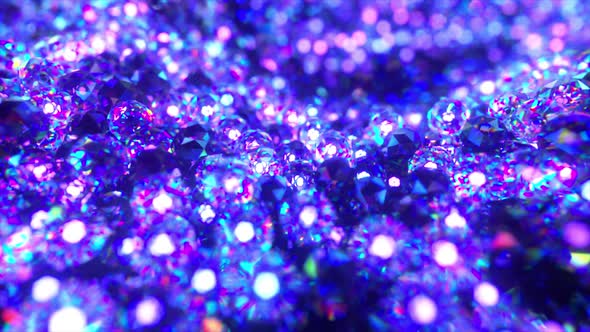 Waves on the Surface of the Diamond Sea Consisting of Many Diamond Spheres alt