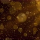 Holiday golden animation with flying golden sparkles - VideoHive Item for Sale