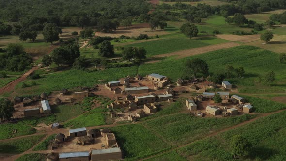 Africa Mali Village Aerial View 31