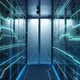 Interior of a Futuristic Data Center - VideoHive Item for Sale