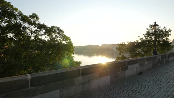River seen from Charles Bridge alt