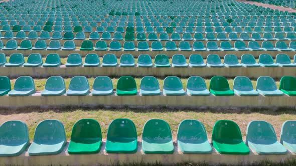 8K Empty Stadium Seats