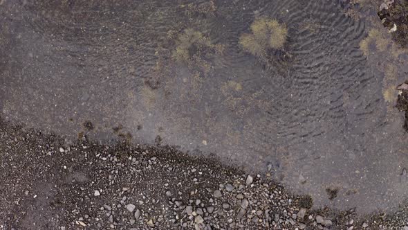 Aerial View of Low Tide Seascape alt