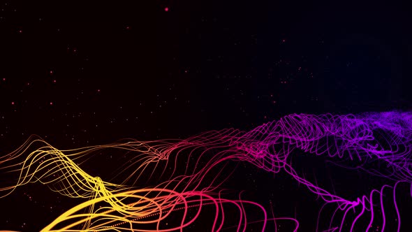 Particles Wave Form Background Ver. 1