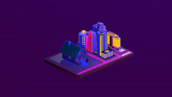 Small House in the middle of the big city alt