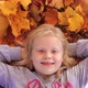 Portrait of a Beautiful Girl in the Autumn Park - VideoHive Item for Sale