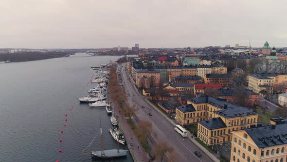 Aerial View of Stockholm Kungsholmen
