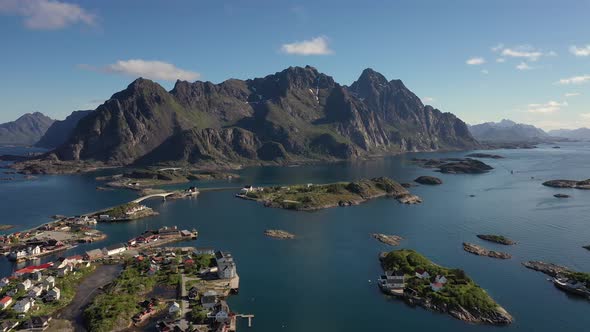 Henningsvaer Lofoten Is an Archipelago in the County of Nordland, Norway alt