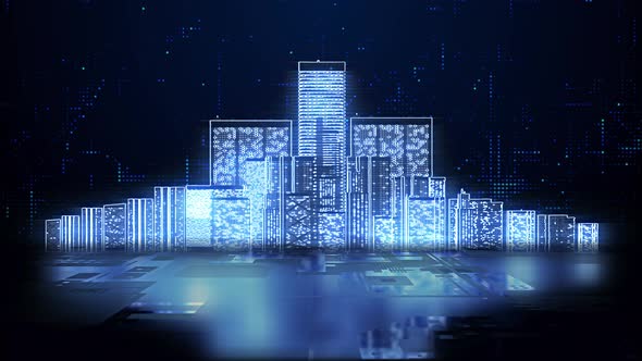 Smart City Futuristic Technology 01247