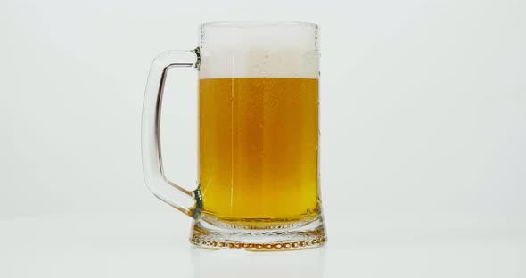 Empty Mug Getting Full with Bear Isolated alt