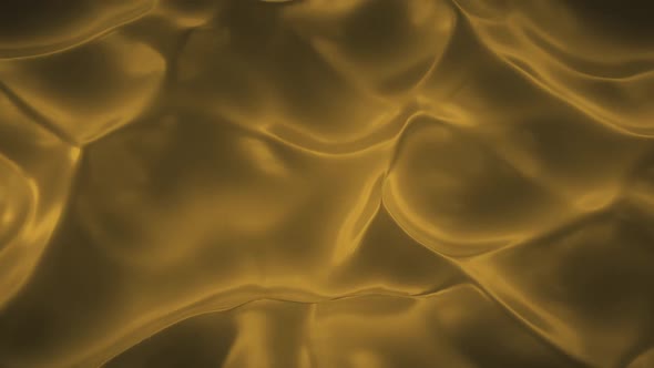 Abstract Liquid Wave Yellow Background