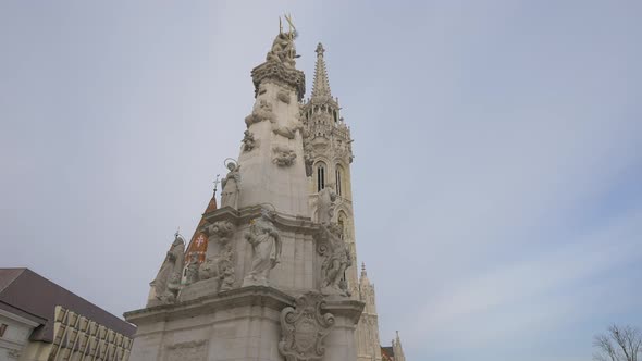 The Trinity Statue in Budapest