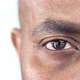 Brown Eye of an Afro-American Man - VideoHive Item for Sale