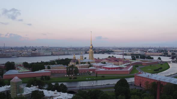 Aerial View St.Petersburg City  alt