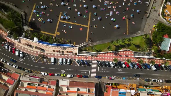 Playa de la Arena in Tenerife, Spain alt