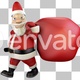 Santa Claus walking with bag v3 - VideoHive Item for Sale