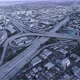 The Highway intersection at dusk as seen from a helicopter - VideoHive Item for Sale