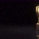 Award Trophy, Rotation Loop Gold trophy Cup and dark background. Prizes for the Champions. 4K - VideoHive Item for Sale