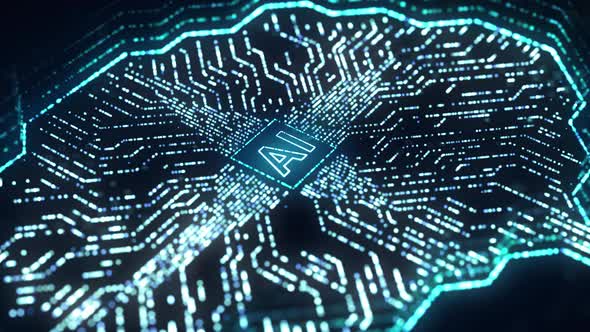 AI microprocessor transfer digital data through brain circuit computer alt