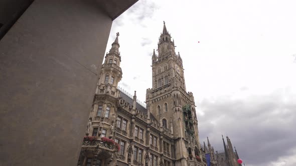New Town Hall Gothic Style Building of the New Town Hall in Munich.