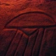 Spaceship Ufo Stone Carving Lit Up In Firelight - VideoHive Item for Sale