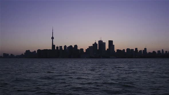 Toronto, Canada, Video - The Skyline at Sunset 