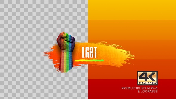 LGBT Gender Sign Background Animation 4k alt
