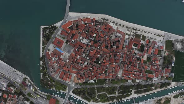 Dron shoot from Croatia - Rogoznica and Trogir alt