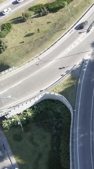 Cars on the Road Aerial View alt