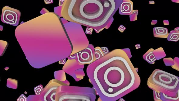 Instagram Social Icon Loop