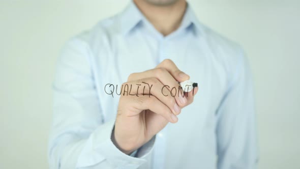 Quality Control, Writing On Screen alt