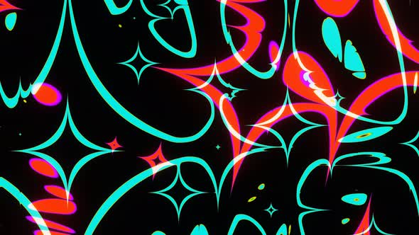 Seamless Cyclic Animation of Abstract Forms