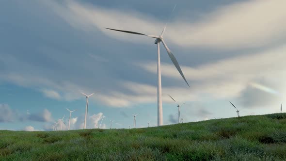 Wind Power And Blue Sky 03