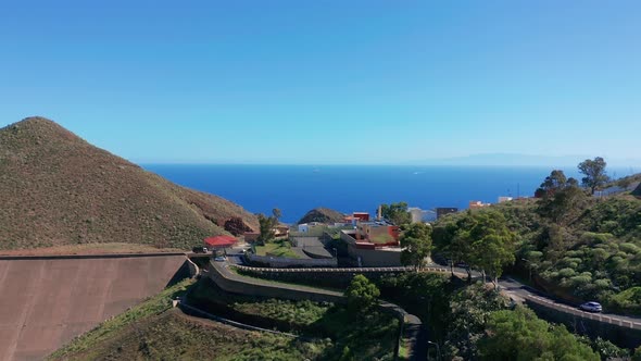 Aerial View. the City of Santa Cruz De Tenerife. The Capital of the Canary Islands in Spain. A City alt