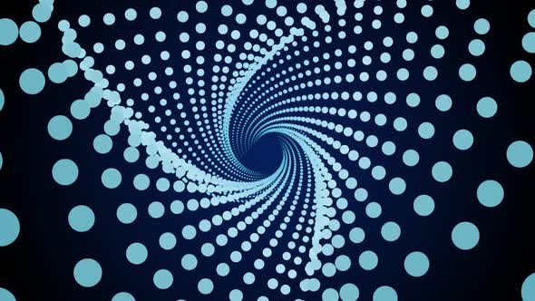 Fly Through Dotted Tunnel alt