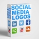 Particles Social Media Logos - VideoHive Item for Sale