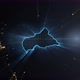 Realistic Earth Night Shining Country Central African Republic - VideoHive Item for Sale