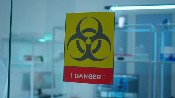 Empty Laboratory Danger Area with Nobody in It alt