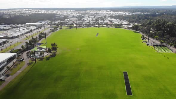 Aerial View of a Training Park in Australia