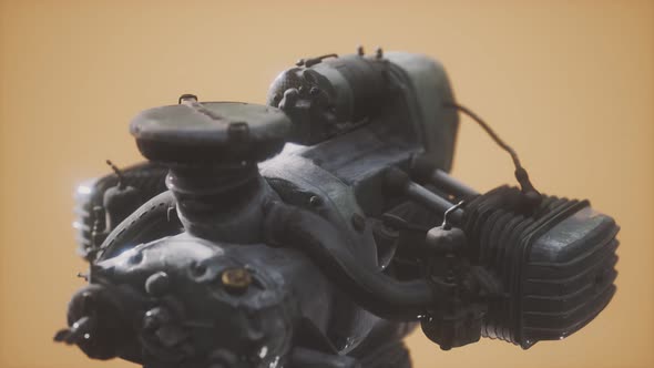 Old Rustet Opposite Engine alt