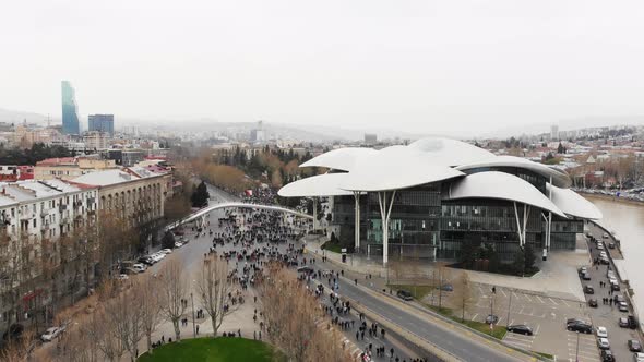 Tbilisi Tragedy 9th April Protest Demonstration Parade In Streets, Georgia alt