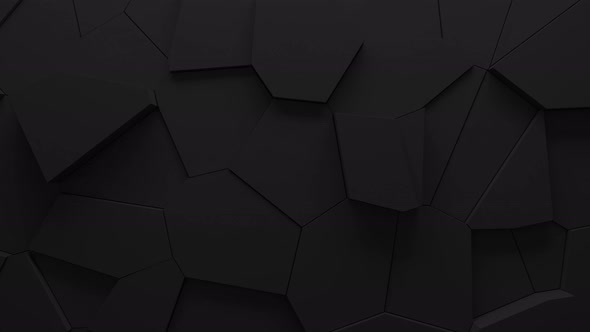 Abstract Animation of Voronoi Blocks Moving and Extruding alt