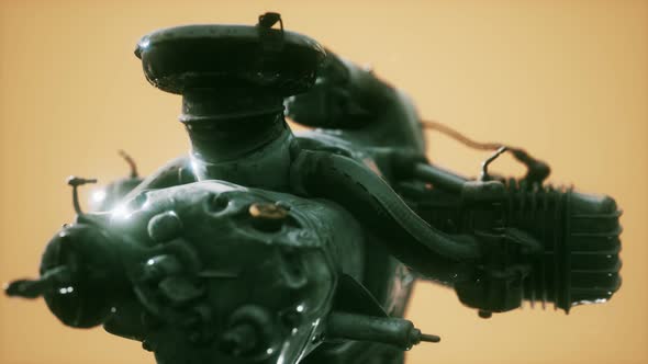 Old Rustet Opposite Engine alt